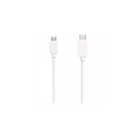 Sony Cable USB C Macho - Micro-USB B Macho, 1 Metro, Blanco