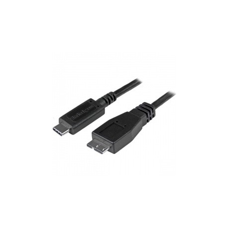 StarTech.com Cable USB C Macho - Micro-USB B Macho, 50cm, Negro