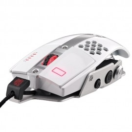 Mouse Gamer Tt eSPORTS Láser Level 10 M, Alámbrico, USB, 8200DPI, Blanco