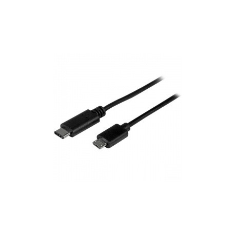 StarTech.com Cable USB C Macho - Micro-USB B Macho, 2 Metros, Negro