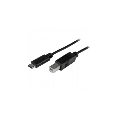 StarTech.com Cable USB C Macho - USB B Macho, 2 Metros, Negro