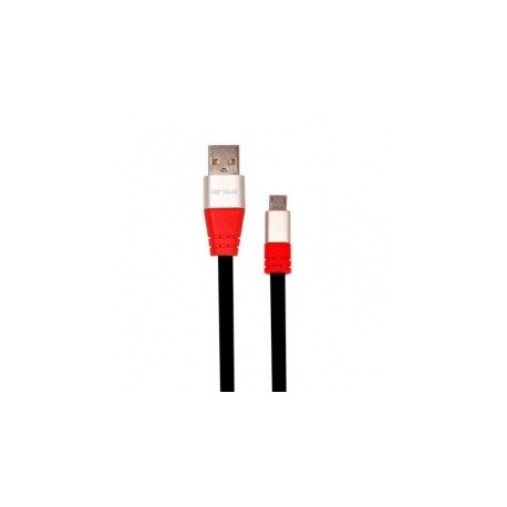 Ginga Cable USB A Macho - Micro-USB B Macho, 1 Metro, NegroRojo