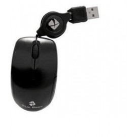 Mini Mouse Acteck Óptico True Basix MOMR-011, Alámbrico, USB, 1000DPI, Negro