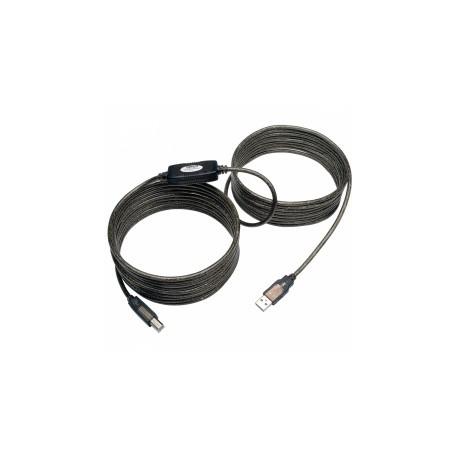 Tripp Lite Cable USB 2.0 A Macho - USB 2.0 B Macho, 8 Metros, Negro