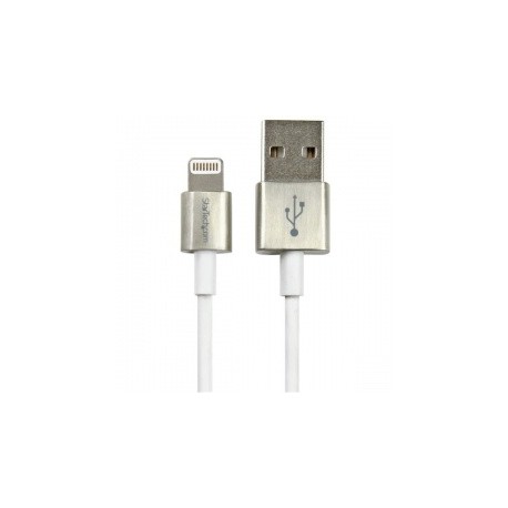 StarTech.com Cable Premium USB A Macho - Lightning Macho, 1 Metro, Blanco