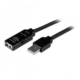 StarTech.com Cable USB 2.0 de Extensión Alargador Activo, USB A Macho - USB A Hembra, 5 Metros, Negro