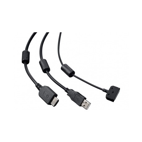 Wacom Cable 3 en 1 para Tableta Gráfica Wacom Cintiq Companion Hybrid, Negro