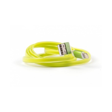 Naceb Cable USB 2.0 A Macho - Lightning Macho, 1 Metro, Verde