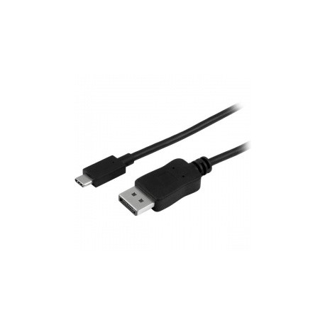 StarTech.com Cable Adaptador USB C - DisplayPort, 1 Metro, Negro