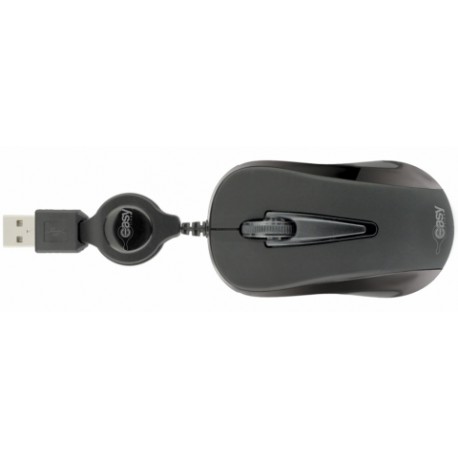 Mini Mouse Perfect Choice Óptico Easy Line 993346, Alámbrico, USB, 1000DPI, Negro