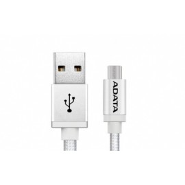 Adata Cable Android USB 2.0 A Macho - Micro-USB 2.0 B Macho, 1 Metro, Plata