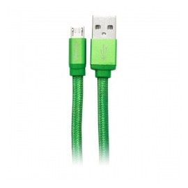 Vorago Cable USB 2.0 A Macho - micro USB B Macho, 1 Metro, Verde