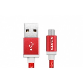 Adata Cable USB 2.0 A - Micro-USB 2.0 B para Android/Windows, 1 Metro, Rojo