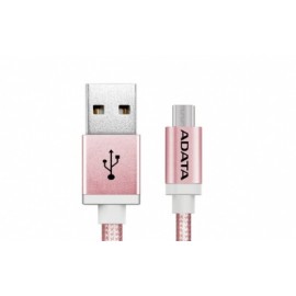 Adata Cable Android USB 2.0 A Macho - Micro-USB 2.0 B Macho, 1 Metro, Rosa