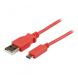 StarTech.com Cable Slim Micro USB B - USB A, 1 Metro, Rosa