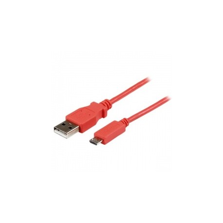 StarTech.com Cable Slim Micro USB B - USB A, 1 Metro, Rosa