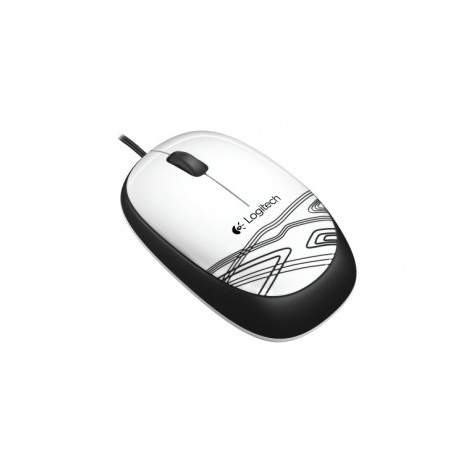Mouse Logitech Óptico M105, Alámbrico, USB, Blanco