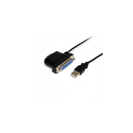 StarTech.com Cable USB - Serial y Paralelo, 91cm, Negro