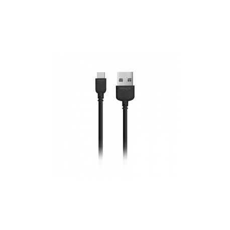 PNY Cable USB 2.0 A Macho - micro USB 2.0 A Macho, 1.8 Metros, Negro