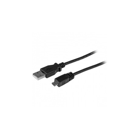 Startech Cable Adaptador USB A Macho - micro USB B Macho, 30cm, Negro