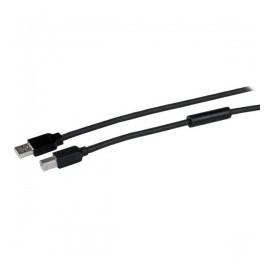 StarTech.com Cable USB 2.0 A Macho - USB 2.0 B Macho, 15 Metros, Negro