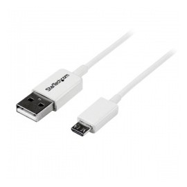 StarTech.com Cable USB 2.0, USB A Macho - Micro USB B Macho, 50cm, Blanco