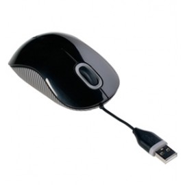 Mouse Targus Óptico AMU76US, Alámbrico, USB, Negro