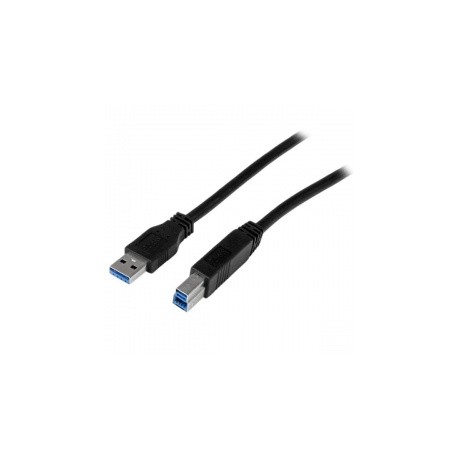 StarTech.com Cable USB 3.0 A Macho - USB B Macho, 2 Metros, Negro