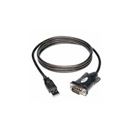 Tripp Lite Cable Serial USB A Macho - DB9, 400mm