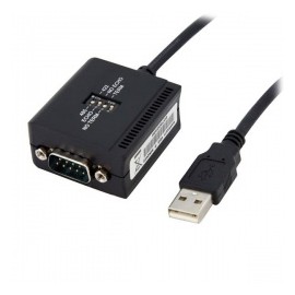 StarTech.com Cable USB - Puerto Serie Serial RS422 y 485 DB9, 1.8 Metros, Negro