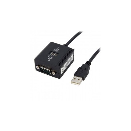 StarTech.com Cable USB - Puerto Serie Serial RS422 y 485 DB9, 1.8 Metros, Negro