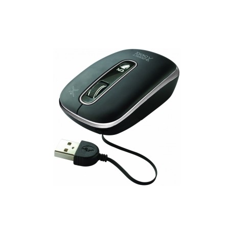 Mouse Perfect Choice Optico PC-043669-00001, USB, Negro