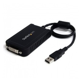 StarTech.com Cable USB 2.0 A Macho - DVI Hembra, 50cm, Negro