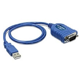 Trendnet Cable TU-S9, RS-232 Macho, USB 1.1 Macho, Azul