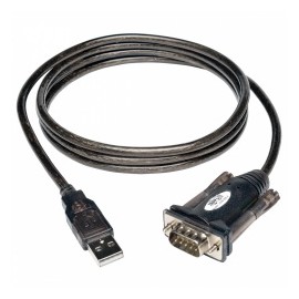 Tripp Lite Cable Serial USB A Macho - DB9, 400mm