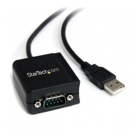 StarTech.com Cable USB 2.0 A Macho - Serial DB9 Macho, 1.8m, Negro