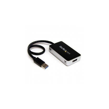 StarTech.com Cable USB - HDMI, Alámbrico, 16cm, Negro