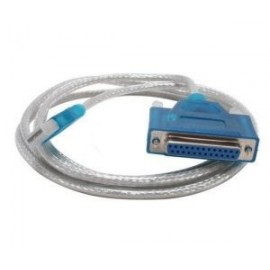Sabrent Cable USB-DB25F, USB Hembra - DB25F Hembra, 1.8 Metros, Gris