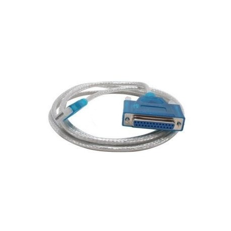 Sabrent Cable USB-DB25F, USB Hembra - DB25F Hembra, 1.8 Metros, Gris