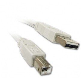 Vorago Cable USB A Macho - USB B Macho, 2 Metros, Gris