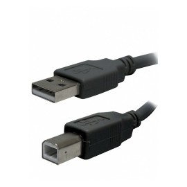 Perfect Choice Cable USB A Macho - UBS B Macho, 3 Metros, Negro