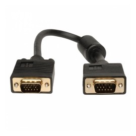 Tripp Lite Cable VGA Coaxial para Monitor, VGA (D-Sub) Macho - VGA (D-Sub) Macho, 30cm, Negro