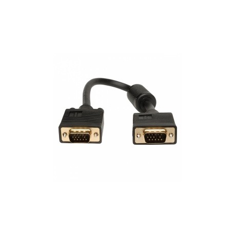 Tripp Lite Cable VGA Coaxial para Monitor, VGA (D-Sub) Macho - VGA (D-Sub) Macho, 30cm, Negro