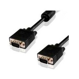 X-Case Cable para Monitor SVGA, VGA (D-Sub) Macho - VGA (D-Sub) Macho, 11 Metros, Negro