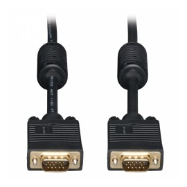 Tripp Lite Cable VGA Coaxial para Monitor, VGA (D-Sub) Macho - VGA (D-Sub) Macho, 4.57 Metros, Negro