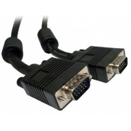 BRobotix Cable para Monitor SVGA Macho - Macho, 1.8 Metros, Negro