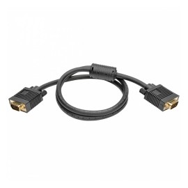 Tripp Lite Cable VGA Coaxial para Monitor, HD15 Macho - Macho, 90cm, Negro