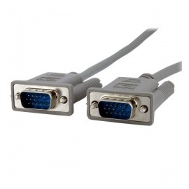 StarTech.com Cable de Video VGA (D-Sub) para Monitor, Macho - Macho, 4.6 Metros, Gris