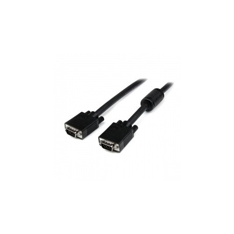 StarTech.com Cable Coaxial de Video VGA para Pantalla de Alta Resolución, 2x VGA (D-Sub) Macho, 30cm, Negro