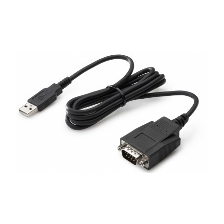 HP Cable USB A Macho - RS-232 Macho, Negro